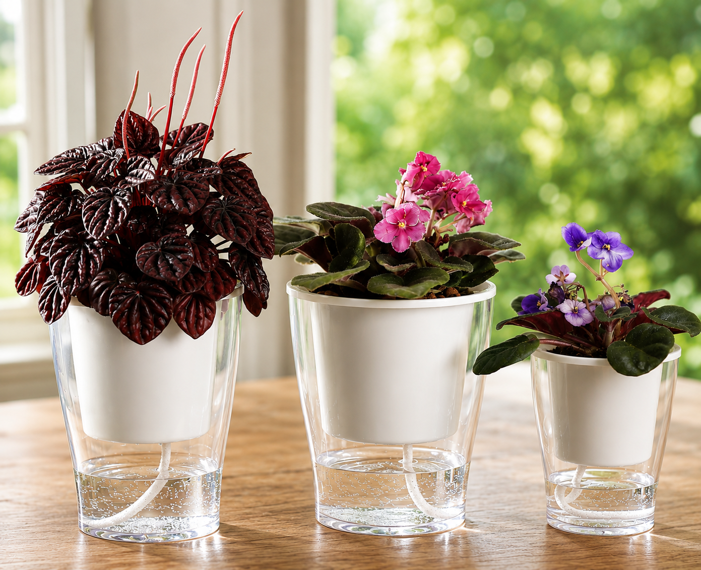 Self-Watering Planters , 3 Packs