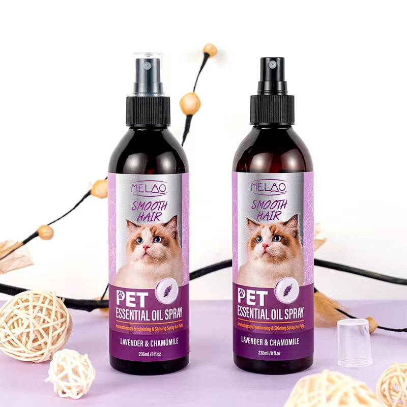 Dog Hair Skin Protector Spray Private Label Pet Essential Oil Spray
