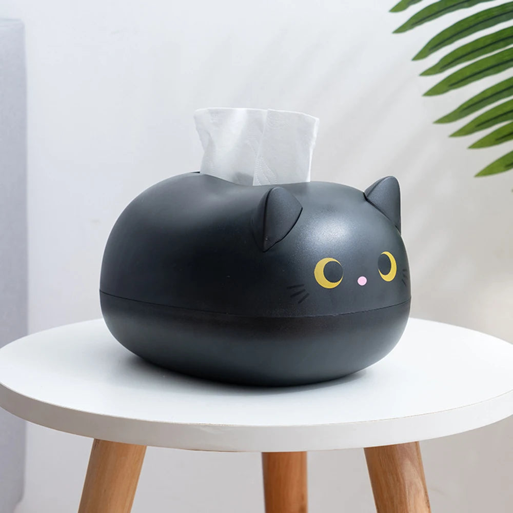 Creative Cartoon Cute Simple Multi-Functional Storage Ornaments Tissue Box Pumping Paper Box Home Dining Room Coffee Table