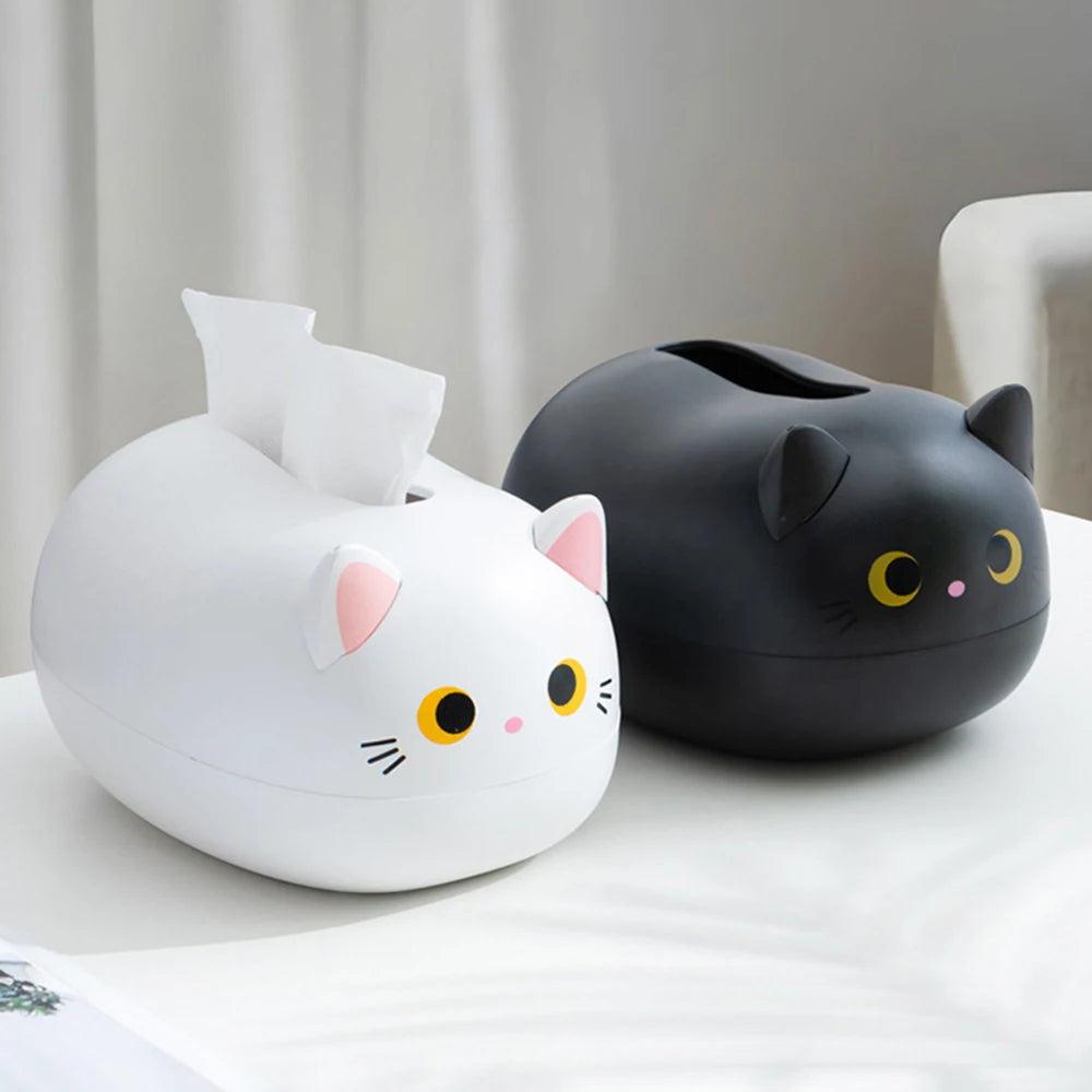 Creative Cartoon Cute Simple Multi-Functional Storage Ornaments Tissue Box Pumping Paper Box Home Dining Room Coffee Table